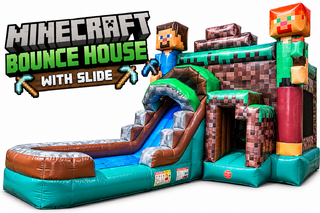 <p style='text-align: center; font-family: Arial, sans-serif;'>
  <span style='font-size: 22px; font-weight: bold; color: #ff6600;'>
    Minecraft Bounce House with Slide
  </span><br>
  <span style='font-size: 14px; font-weight: bold; color: #0080ff;'>
    🎥 Watch the video below! – Dry - R125
  </span>
</p>