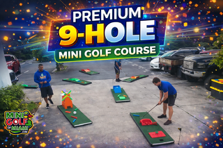 <p style='text-align: center; font-family: Arial, sans-serif;'>
  <span style='font-size: 22px; font-weight: bold; color: #ff6600;'>
    9-Hole Mini Golf Starter Course With LED Lighting 
  </span><br>
  <span style='font-size: 14px; font-weight: bold; color: #0080ff;'>
    🎥 Watch the video below
  </span>
</p>