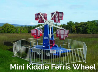 Mini Ferris Wheel  - accommodate up to 12 children  2 to 8 years old,<p><strong><span style='color: #ff00ff;'>Watch Video Inside</span></strong></p>