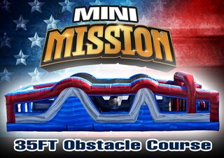 35Ft The Mini Mission Obstacle Course<p><strong><span style='color: #ff00ff;'>Watch Video Inside</span></strong></p>