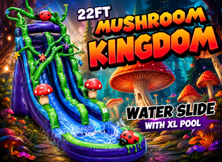 <p style='text-align: center; font-family: Arial, sans-serif;'>
  <span style='font-size: 22px; font-weight: bold; color: #ff6600;'>
    22Ft Mushroom Kingdom Water Slide With XL Pool (Family Friendly)
  </span><br>
  <span style='font-size: 14px; font-weight: bold; color: #0080ff;'>
    🎥 Watch the video below! – R130
  </span><br>
  <span style='font-size: 14px; font-weight: bold; color: green;'>
    ✅ Free Delivery & Setup
  </span>
</p>


