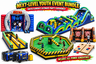 <p style='text-align: center; font-family: Arial, sans-serif;'>
  <span style='font-size: 22px; font-weight: bold; color: #ff6600;'>
    Next-Level Youth Event Bundle – South Florida’s Ultimate Party Experience! 🌴🎉
  </span><br>
  <span style='font-size: 14px; font-weight: bold; color: #0080ff;'>
    SAVE $600! *Power Included*
  </span>
</p>
