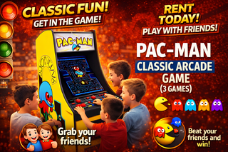 <p style='text-align: center; font-family: Arial, sans-serif;'>
  <span style='font-size: 22px; font-weight: bold; color: #ff6600;'>
    A9 - Pac-Man - Classic Arcade Game (3 Games)
  </span><br>
  <span style='font-size: 14px; font-weight: bold; color: #0080ff;'>
    🎥 Watch the video below!
  </span>
</p>
