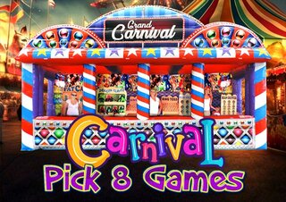 G36 -The Grand Carnival Inflatable (Carnival Game) with 8 Carnival Games <p><strong><span style='color: #ff00ff;'>Watch Video Inside</span></strong></p>