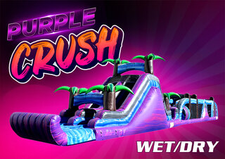 R64 - Purple Crush Obstacle Course  Wet & Dry <p><strong><span style='color: #ff00ff;'>Watch Video Inside</span></strong></p>