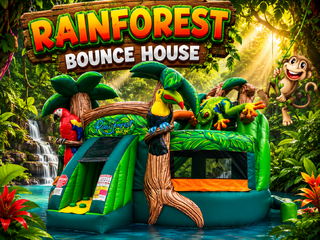 <p style='text-align: center; font-family: Arial, sans-serif;'>
  <span style='font-size: 22px; font-weight: bold; color: #ff6600;'>
    Rainforest Kid Zone With Slide Inside
  </span><br>
  <span style='font-size: 14px; font-weight: bold; color: #0080ff;'>
    🎥 Watch the video below! – Wet/Dry – R120
  </span><br>
  <span style='font-size: 14px; font-weight: bold; color: green;'>
    ✅ Free Delivery & Setup
  </span>
</p>

