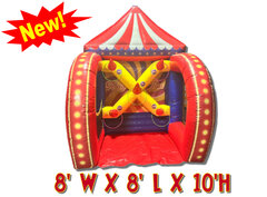 G32 -Ring Toss Carnival Inflatable Game <p><strong><span style='color: #ff00ff;'>Watch Video Inside</span></strong></p>