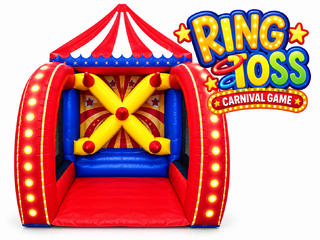 G32 -Ring Toss Carnival Inflatable Game <p><strong><span style='color: #ff00ff;'>Watch Video Inside</span></strong></p>
