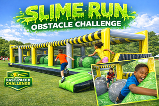 <p style='text-align: center; font-family: Arial, sans-serif;'>
  <span style='font-size: 22px; font-weight: bold; color: #ff6600;'>
    Slime Run Obstacle Challenge 
  </span><br>
  <span style='font-size: 14px; font-weight: bold; color: #0080ff;'>
    🎥 Watch the video below! 
  </span><br>
  <span style='font-size: 14px; font-weight: bold; color: green;'>
    ✅ Free Delivery & Setup
  </span>
</p>

