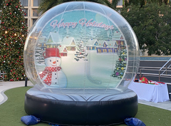 S89 - Human Inflatable Snow Globe Watch Video Inside