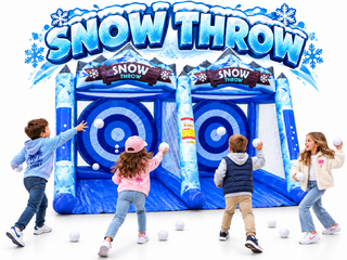 <p style='text-align: center; font-family: Arial, sans-serif;'>
  <span style='font-size: 22px; font-weight: bold; color: #ff6600;'>
    S16 - Snow Throw Double Inflatable Rental (Two Players)
  </span><br>
  <span style='font-size: 14px; font-weight: bold; color: #0080ff;'>
    🎥 Watch the video below!
  </span>
</p>

