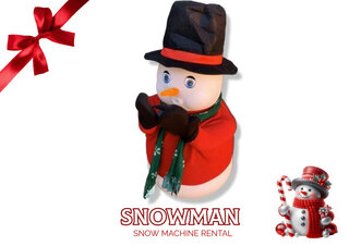 S101/S104 -The Amazing Snowman - Snow Machine (Include A full tank of solution)   <p><strong><span style='color: #ff00ff;'>Watch Video Inside</span></strong></p>