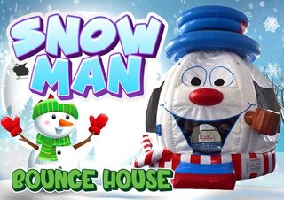 S4 -Snowman Bounce House  <p><strong><span style='color: #ff00ff;'>Watch Video Inside</span></strong></p>