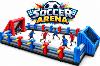 <p style='text-align: center; font-family: Arial, sans-serif;'>
  <span style='font-size: 22px; font-weight: bold; color: #ff6600;'>
   R10- Giant Inflatable Soccer Arena
  </span><br>
  <span style='font-size: 14px; font-weight: bold; color: #0080ff;'>
    🎥 Watch the video below! – R10
<br>For safety reasons, our Arena do not include a floor. 
  </span>
</p>
