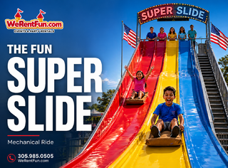 <p style='text-align: center; font-family: Arial, sans-serif;'>
  <span style='font-size: 22px; font-weight: bold; color: #ff6600;'>
  Fun Super Slide ( USA Edition )
  </span><br>
  <span style='font-size: 14px; font-weight: bold; color: #0080ff;'>
     (Includes Staffing) 🎥 Watch the video below!
  </span>
</p>
