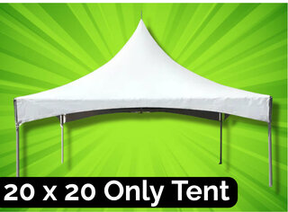 <p>20 x 20 High Peak Tent  </p> <p><span style='color: #ff00ff;'>(Seat 40 to 50 People)<br /></span></p>