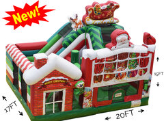 S7 - The Christmas Wonderland Bounce With Slide <p><strong><span style='color: #ff00ff;'>Watch Video Inside</span></strong></p>