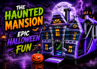 S3-The Extra Large Haunted House With Slide Inside