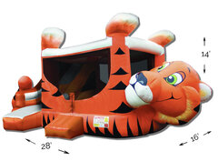 Tiger Belly Bounce House With Slide