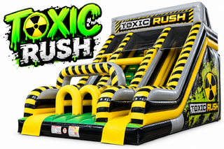<p style='text-align: center; font-family: Arial, sans-serif;'>
  <span style='font-size: 22px; font-weight: bold; color: #ff6600;'>
    24Ft Toxic Rush Climb Challenge – Dual Lane Inflatable Slide
  </span><br>
  <span style='font-size: 14px; font-weight: bold; color: #0080ff;'>
    🎥 Watch the video below! – Dry – R39
  </span><br>
  <span style='font-size: 14px; font-weight: bold; color: green;'>
    ✅ Free Delivery & Setup
  </span>
</p>