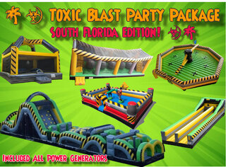 🌴☣️ Toxic Blast Party Package – South Florida Edition! SAVE $650! ☣️🌴 *Power Included