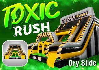 24Ft Toxic Rush Climb Challenge – Dual Lane Inflatable Slide <p><strong><span style='color: #ff00ff;'>Watch Video Inside</span></strong></p>