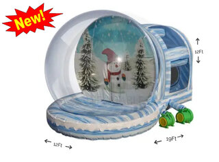 S89 - Human Inflatable Snow Globe <p><strong><span style='color: #ff00ff;'>Watch Video Inside</span></strong></p>