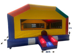 R89 - EXTRA LARGE FUN HOUSE With Two Basketball hoops Inside Watch Video Inside