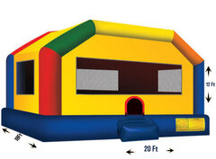 R89 - EXTRA LARGE FUN HOUSE With Two Basketball hoops Inside