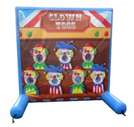 G21-Clown Toss Carnival Frame Game