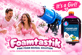 <p style='text-align: center; font-family: Arial, sans-serif;'>
  <span style='font-size: 22px; font-weight: bold; color: #ff6600;'>
    ADD Its A Girl Foam Solution 
  </span><br>
  <span style='font-size: 14px; font-weight: bold; color: #0080ff;'>
    Add it to your foam machine rental 
  </span><br></p>