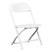 <p><span style='color: #ff00ff;'>(Kids)<br /></span></p>  White Chair Rental