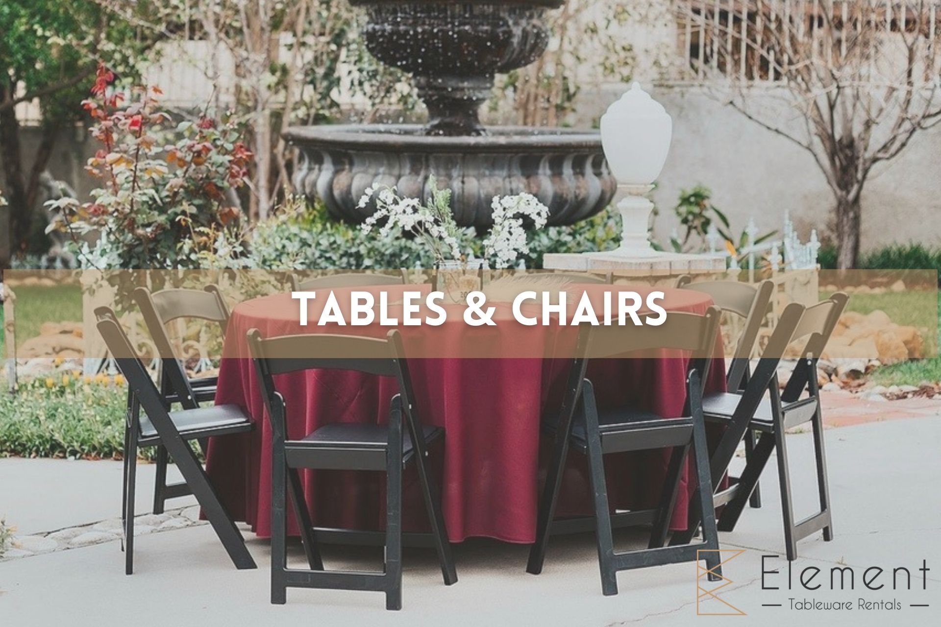 Table and Chair rentals