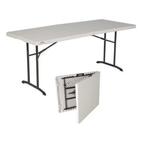 Tables and Chairs - 6ft Fold in half Table