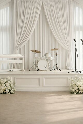 White Luxe Stage 12’ x 8’