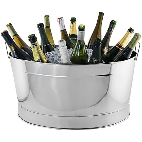 Oval Beverage Tub with Handles