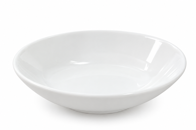Classic White Butter and Sauce Dish