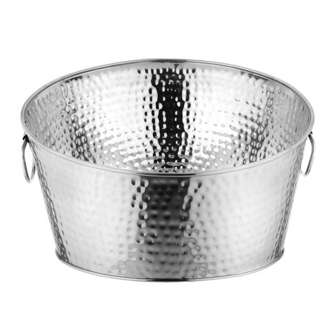 Hammered Metal Beverage Tub Rental