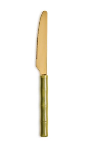 Bamboo Olive Gold Salad Knife