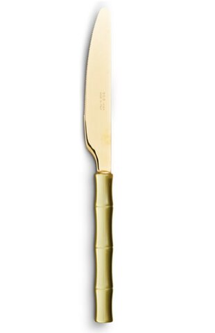 Bamboo Olive Gold Dinner Knife 