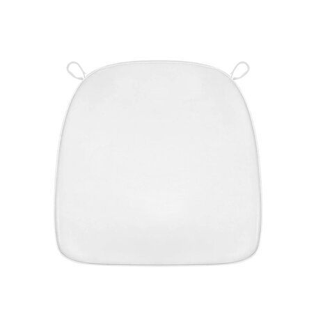 Polyester Chair Cushion - White 