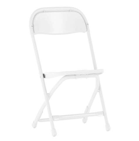 Kids' White Folding Chair 