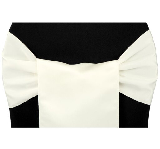 Polyester Chair Sash Ivory 