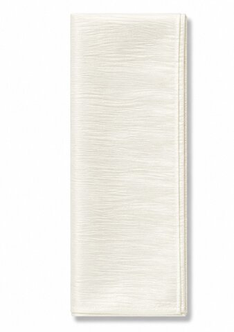 Ivory Accordion Crinkle Taffeta Napkin