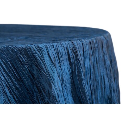 Accordion Crinkle Taffeta Navy Blue 132