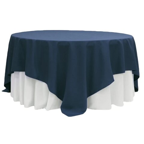 Navy Blue Polyester Square 90