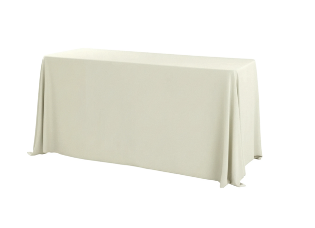 Ivory Polyester Linen 90