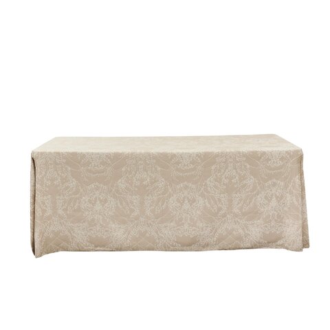 Leaf Branch Reversible Jacquard Champagne 90