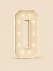 Big 4 FT Light Up Number 0