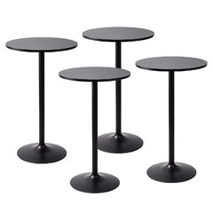 24'' Black Cocktail Table 